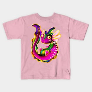 Galaxy axolotl Kids T-Shirt